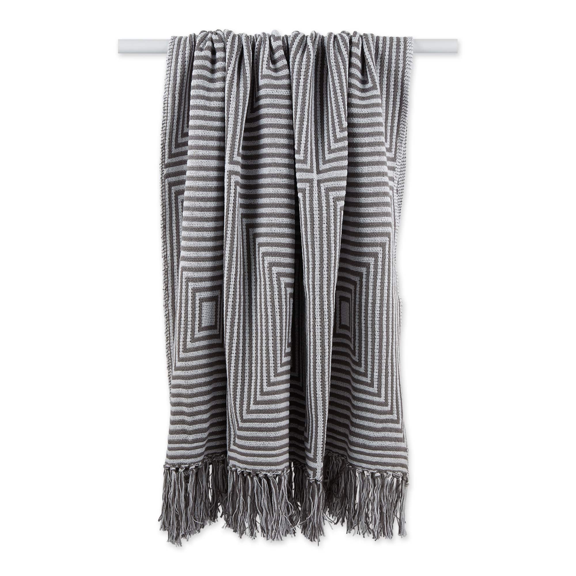 Gray Square Throw